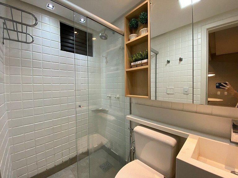 Luxuoso Flat Lake Side com vista para o lago