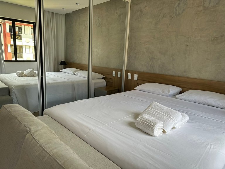 Luxuoso Flat Lake Side com vista para o lago