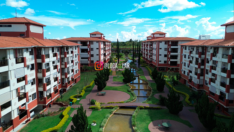 Belíssimo Flat no Lake Side - Beira Lago