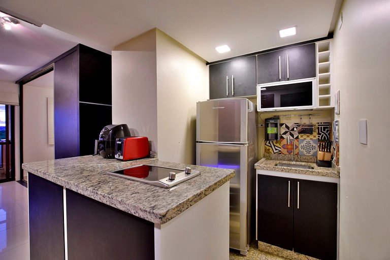Lindo flat 410 beira lago
