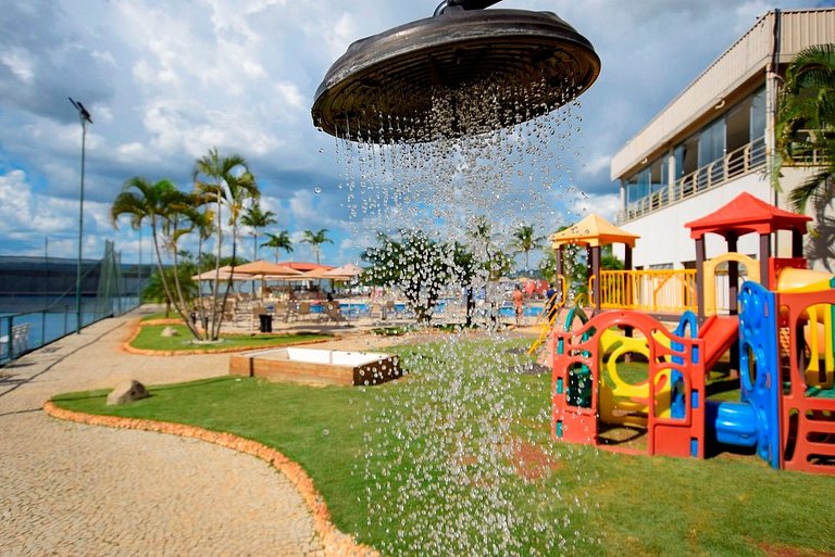 Luxuoso Flat 331 Lake Side com vista para o lago