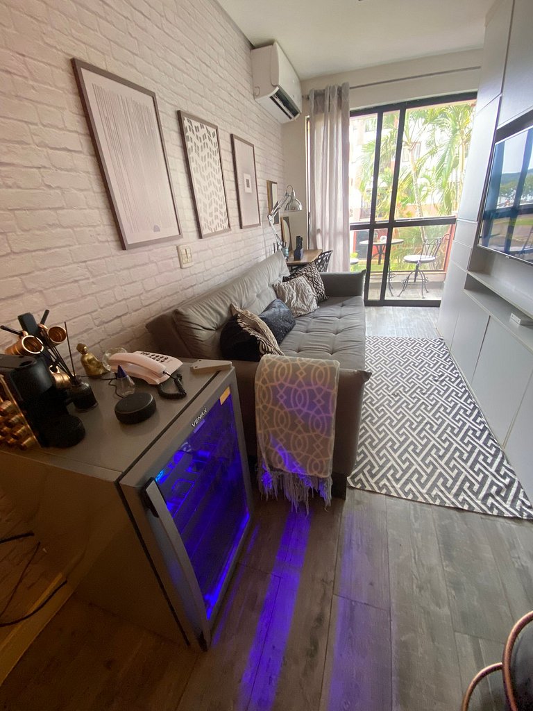 Luxuoso flat 141 vista incrível