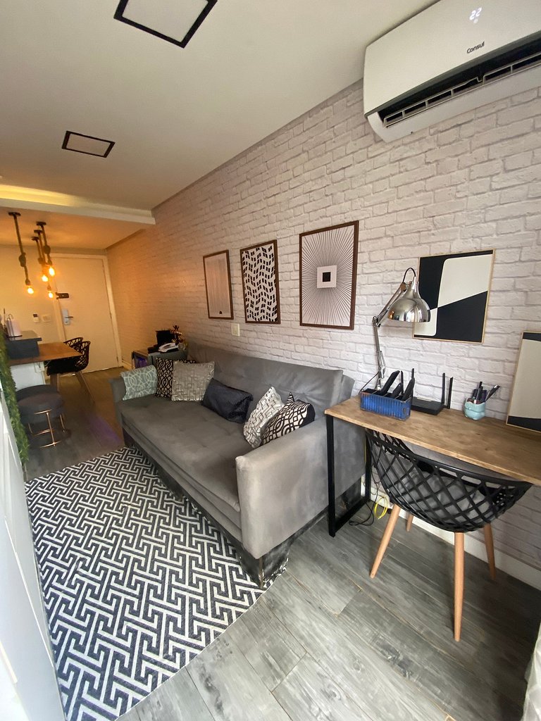 Luxuoso flat 141 vista incrível