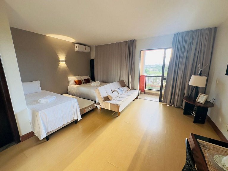 Flat 428 vista LAGO 2 camas em Brasília