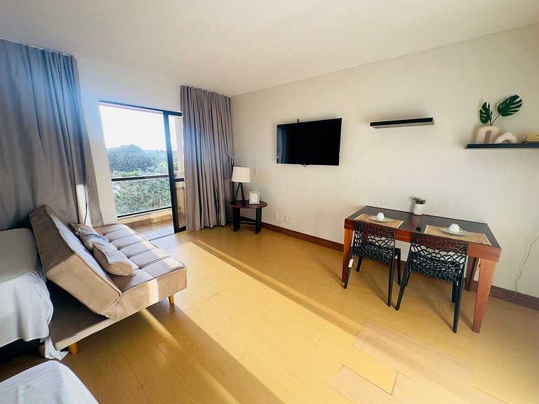 Flat 428 vista LAGO 2 camas em Brasília