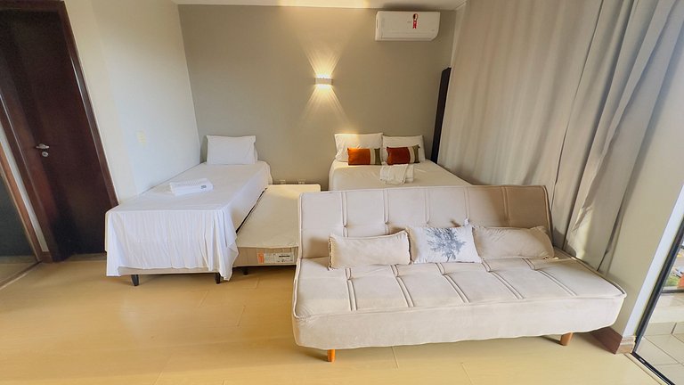 Flat 428 vista LAGO 2 camas em Brasília