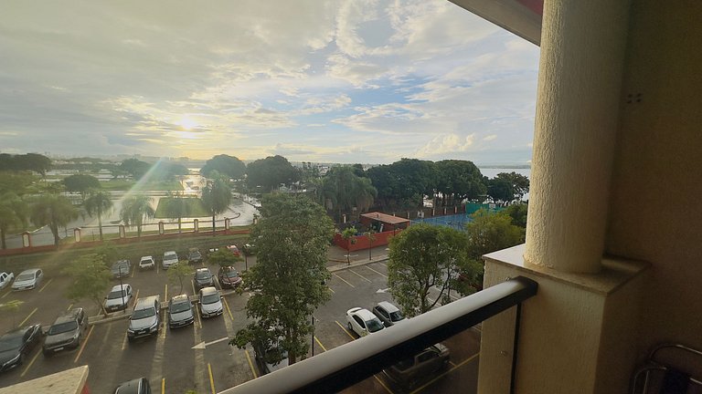 Flat 428 vista LAGO 2 camas em Brasília