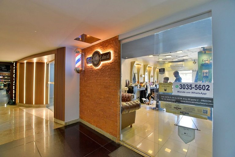 Flat 332 vista lago com 2 camas