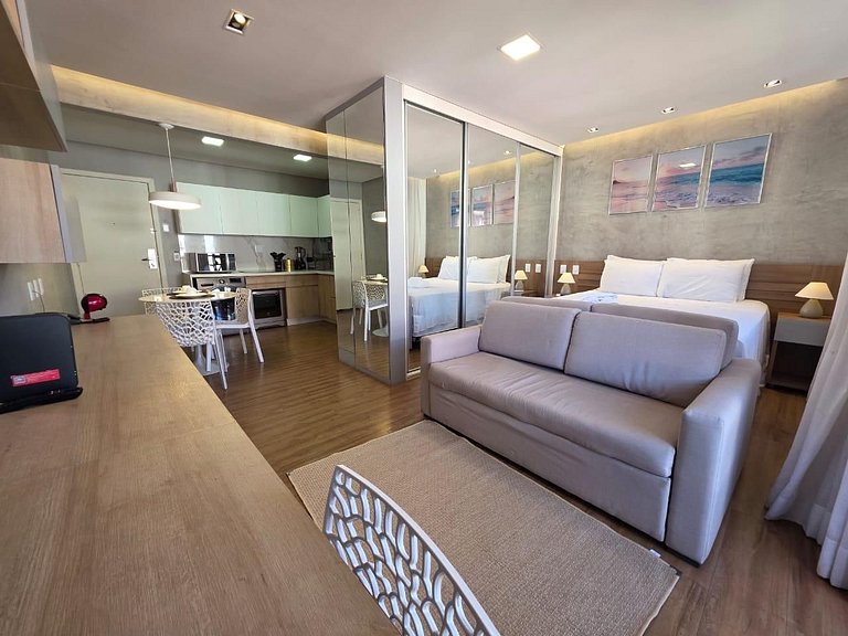 Luxuoso Flat Lake Side com vista para o lago