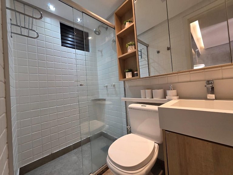 Luxuoso Flat Lake Side com vista para o lago