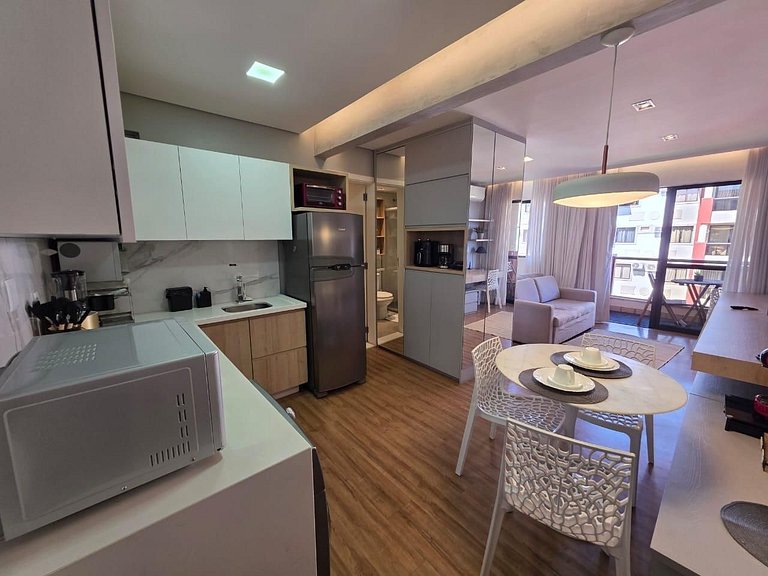 Luxuoso Flat Lake Side com vista para o lago