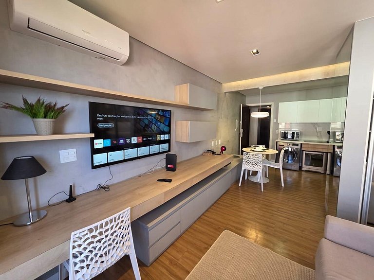 Luxuoso Flat Lake Side com vista para o lago