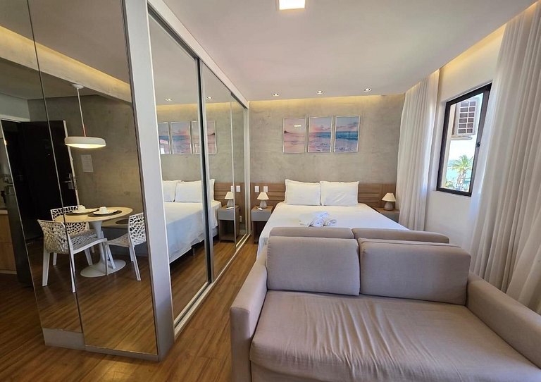 Luxuoso Flat Lake Side com vista para o lago