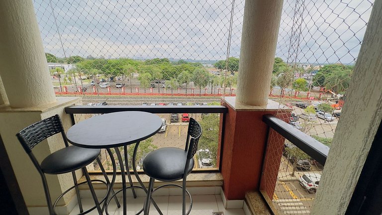 Excelente Flat 418 na beira do lago