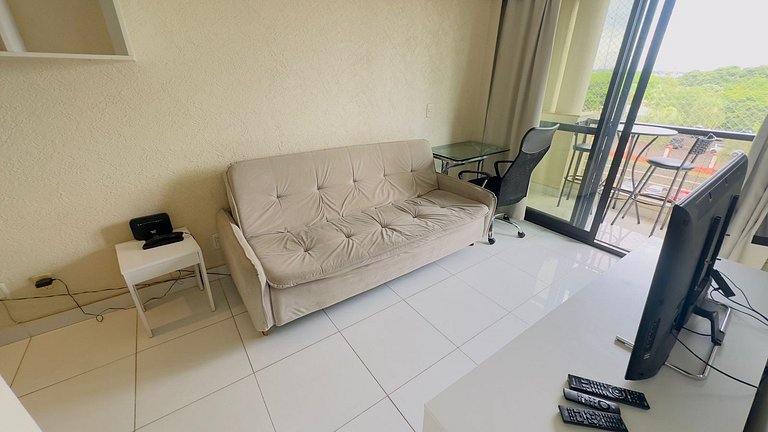 Excelente Flat 418 na beira do lago