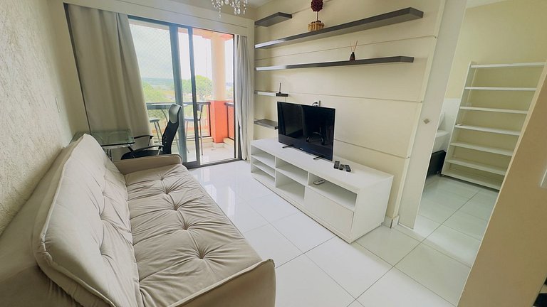 Excelente Flat 418 na beira do lago