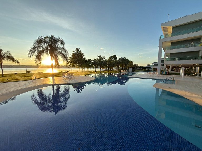 Lindo apartamento Lake View 36 com vista lago