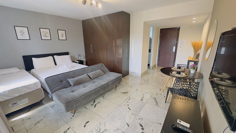 Flat 127 à 5 min da esplanada