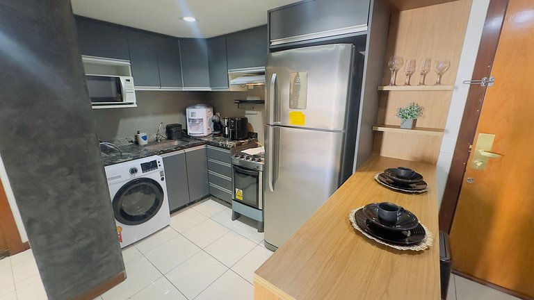 Excelente ap 2 quartos lake side