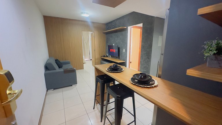 Excelente ap 2 quartos lake side