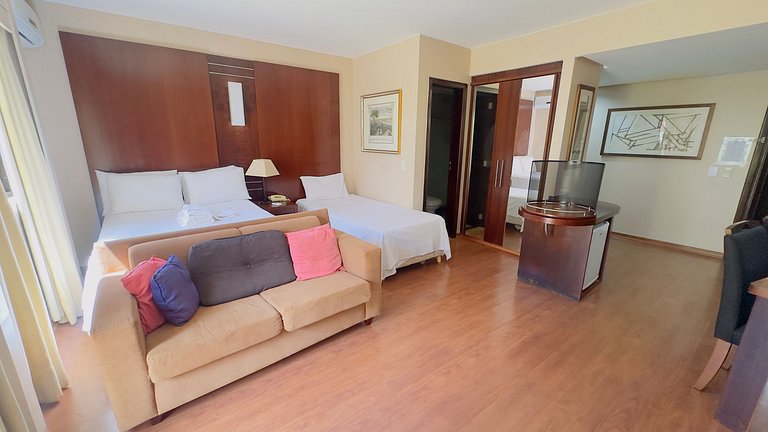 Flat 137 com 2 camas