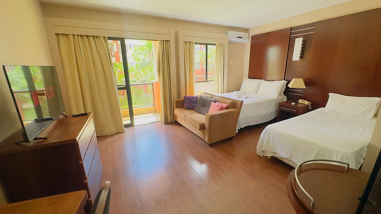 Flat 137 com vista para o jardim