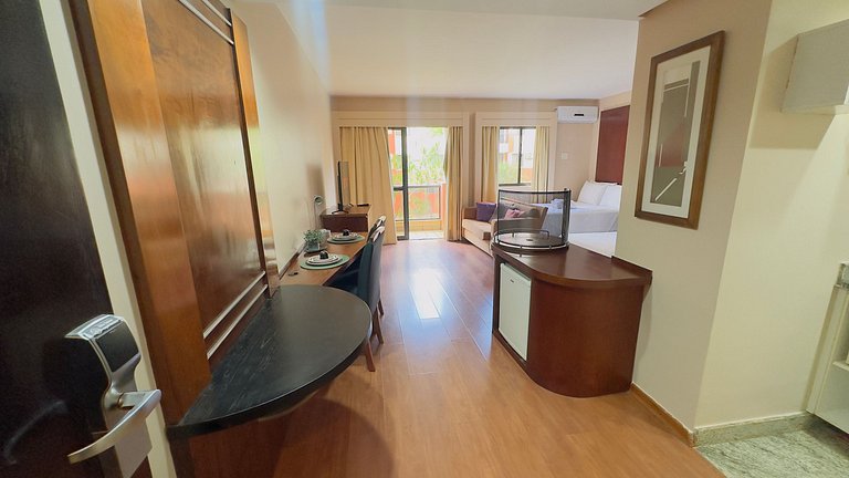 Flat 137 com vista para o jardim