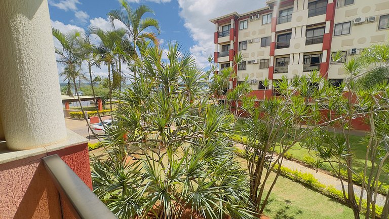 Flat 137 com vista para o jardim