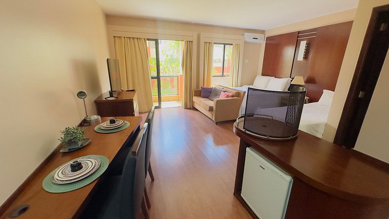 Flat 137 com vista para o jardim