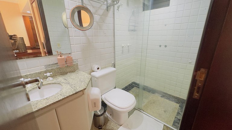 Flat 137 com vista para o jardim