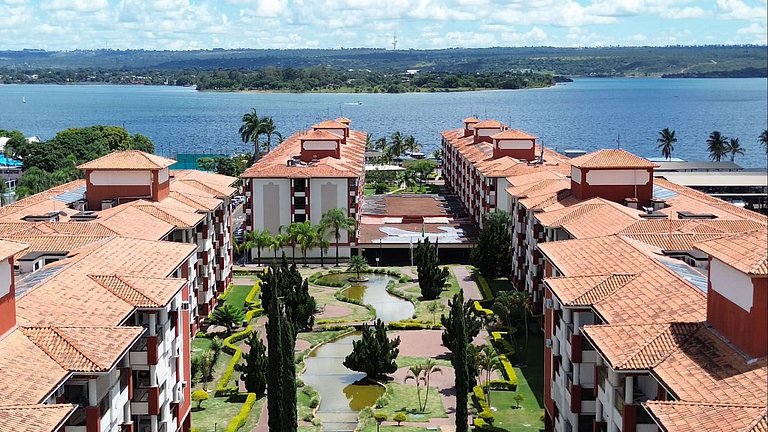 Flat 137 com vista para o jardim