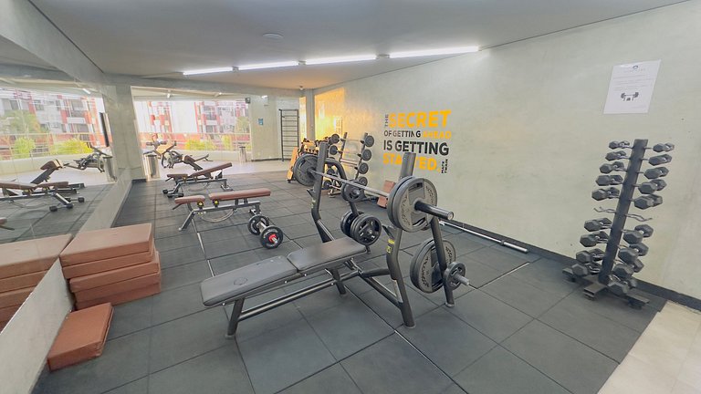 Flat 137 com 2 camas