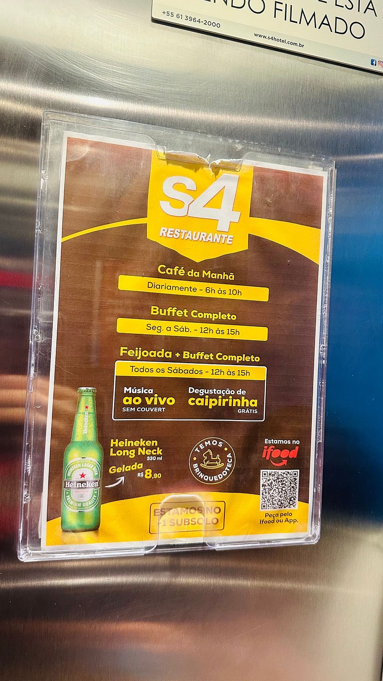 Lindo estudio 920 no S4 Hotel-Localar
