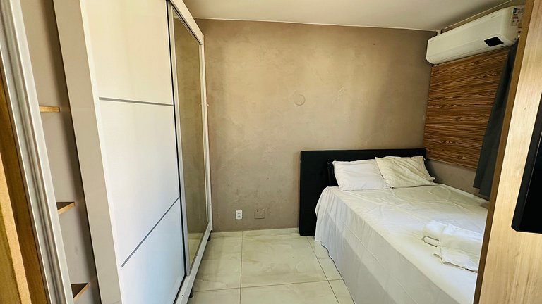 Lindo Flat 425 vista lago no lake side