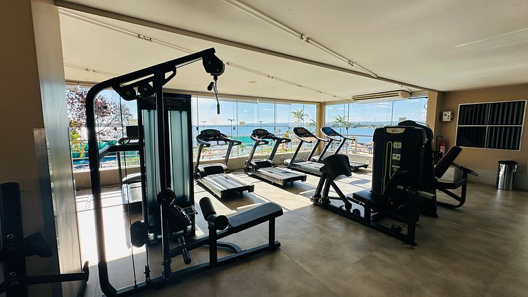 Lindo Flat 425 vista lago no lake side