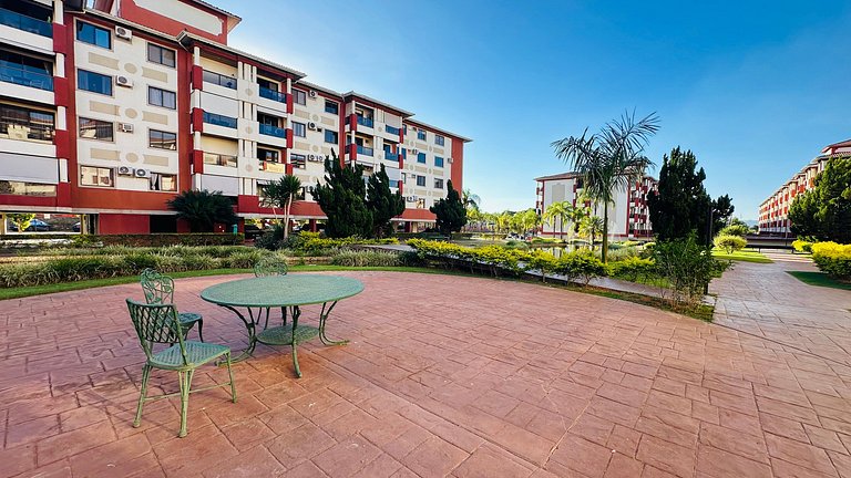 Lindo Flat 425 vista lago no lake side