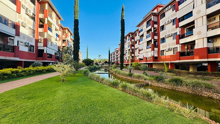 Lindo Flat 425 vista lago no lake side