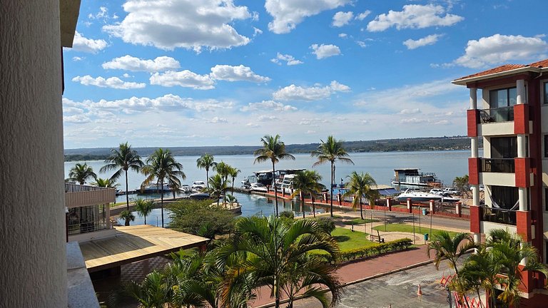 Flat 337 vista lago no Lake side