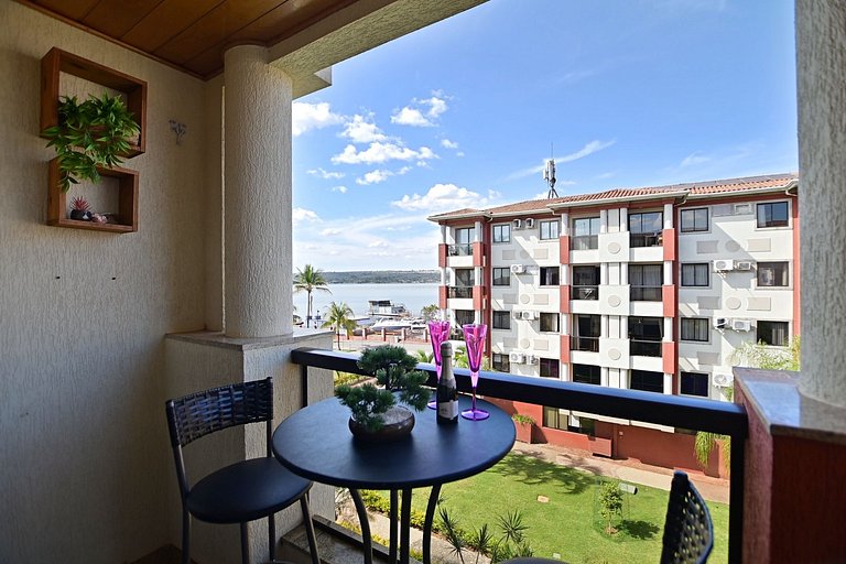 Flat 337 vista lago no Lake side