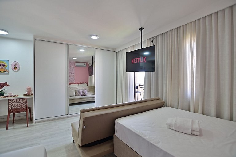 Flat 337 vista lago no Lake side