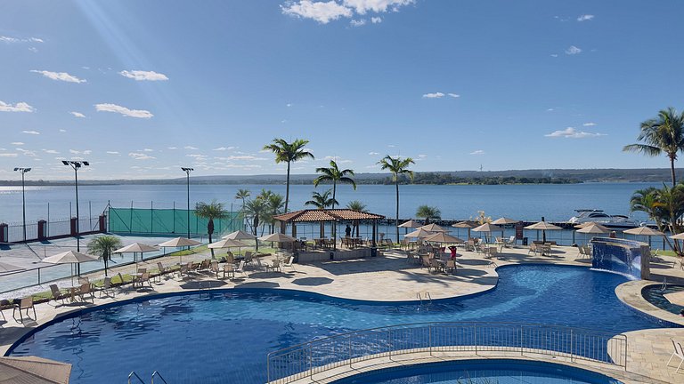Flat 337 vista lago no Lake side