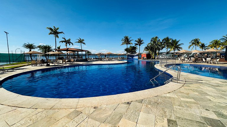 Flat 337 vista lago no Lake side