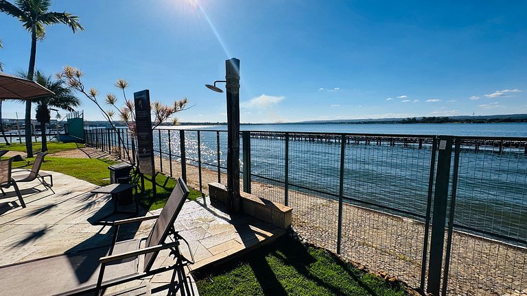Flat 337 vista lago no Lake side