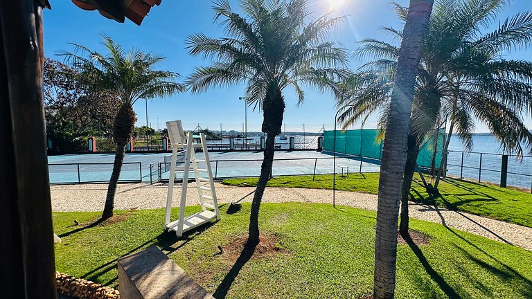 Flat 337 vista lago no Lake side
