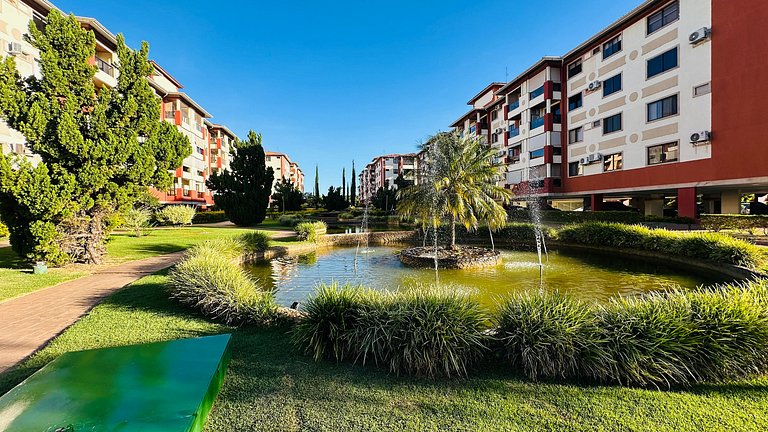 Flat 337 vista lago no Lake side