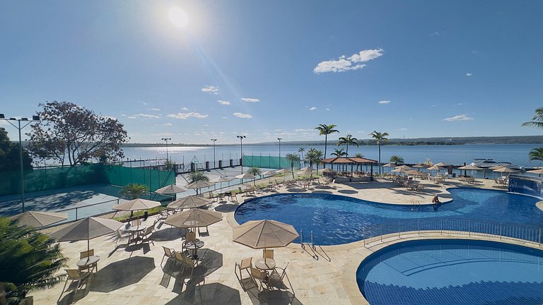 Flat Premium 134 Lake Side Beira Lago