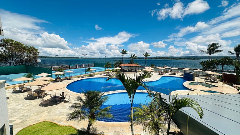 Flat Premium 134 Lake Side Beira Lago
