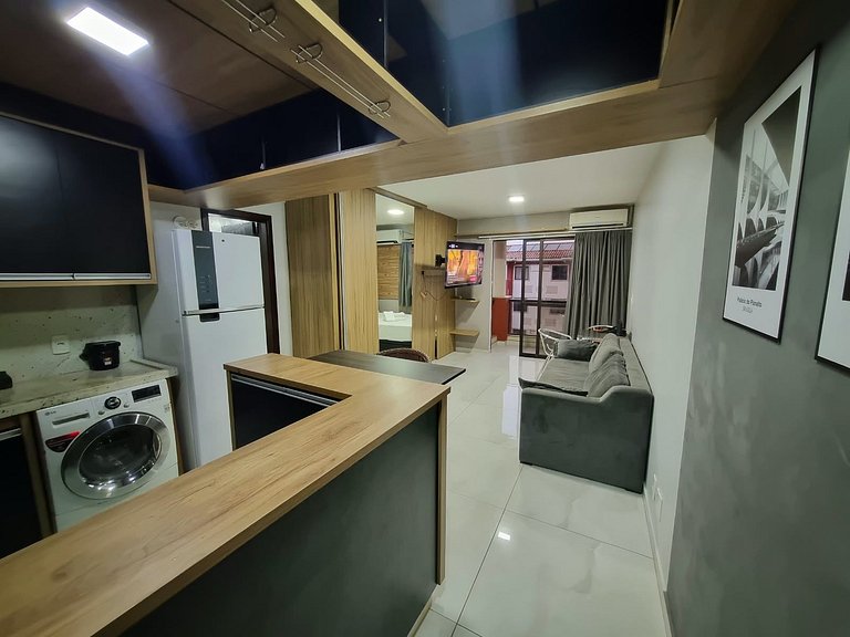 Lindo Flat 425 vista lago no lake side
